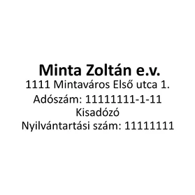 Bélyegző készítés