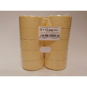 Árazógép szalag 22x12 mm fehér