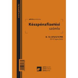 Kp.számla A/5 (50x2) álló PÁTRIA B.13-373/C/V/PM