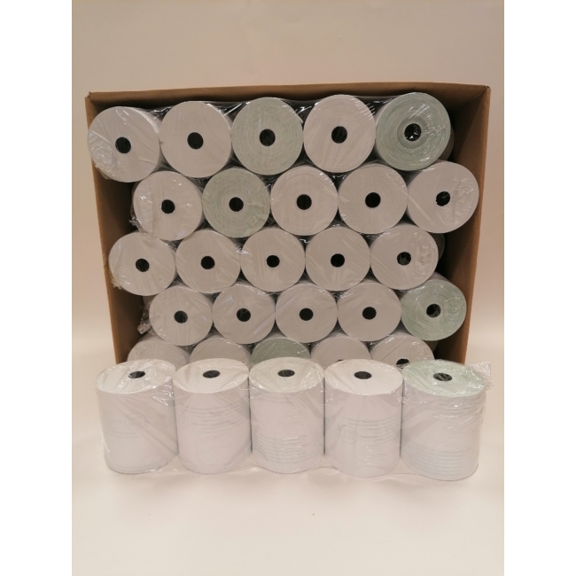 Blokknyomtató hőpapír  80x80/12  75 méter BPA mentes papír KARTON  (50 tekercs) 